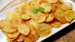 Homemade Baked Potato Chips [upl. by Luwana]