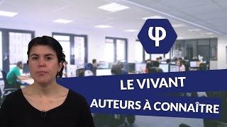 Le vivant  auteurs à connaître  Philosophie  digiSchool [upl. by Okire]