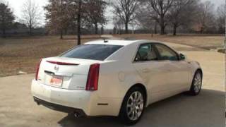 2008 CADILLAC CTS WHITE NAVI FOR SALE SEE WWW SUNSETMILAN COM [upl. by Kirat]