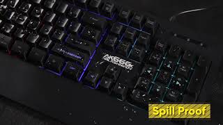 ARMAGGEDDON AK666x amp AK666 GAMING KEYBOARD [upl. by Ahsei]