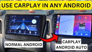 NO CLICKBAIT USE CARPLAY IN ANY ANDROID STEREO  USE ANDROID AUTO IN ANY ANDROID STEREO [upl. by Lomasi]