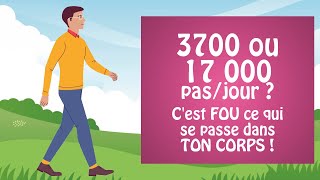 3700 ou 17 000 pas  jour  Cest fou ce qui se passe dans ton corps bienfaits de la marche [upl. by Haily]