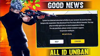 2024 NEW FREE FIRE ID UNBAN TRICK FREE FIRE ID SUSPENDED SOLVE freefireindia KGGAMER1 [upl. by Dranyam]