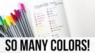 Staedtler Triplus Fineliners  36 Count Set Review [upl. by Korff371]