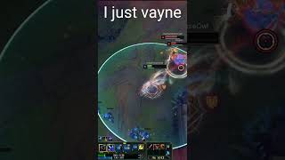 I just vayneshorts leagueoflegends lol adc vayne vaynelol adcgaming adcmontage toplane [upl. by Manvel]