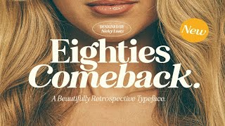 Eighties Comeback Serif 70 fonts Free Download [upl. by Dahsar]