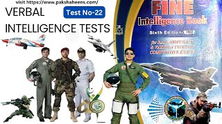 Verbal Intelligence Test 22 [upl. by Kila533]