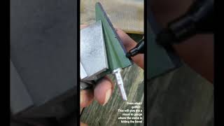 Sharpening Broadheads wKME jig amp DMT DiaSharp stone [upl. by Lias]