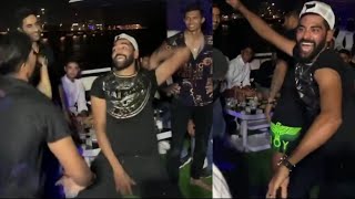 Watch Mohammed Siraj doing Hyderabadi Marfa dance with RCB teamates [upl. by Aynas]