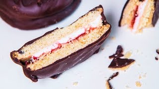 SUPREME Wagon Wheels Recipe  As seen on Great British Bake Off [upl. by Petronilla]