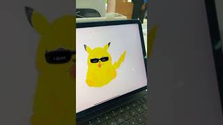 Pika pika Pikachu art trytomakebestartist drawing [upl. by Danika]