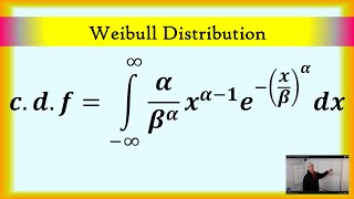 Calculate the Weibull Distribution cdf [upl. by Aneleve818]