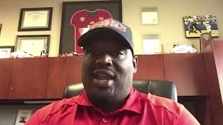 NIU Football Head Coach Thomas Hammock Interview 91024 [upl. by Nivej]