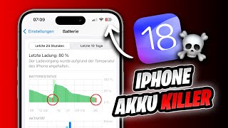 iOS 18 Akku schnell leer 🪫 DAS musst du TUN um Akku zu sparen [upl. by Karlik131]