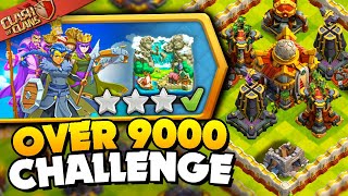 Easily 3 Star Its Over 9000 Challenge Clash of Clans [upl. by Care99]