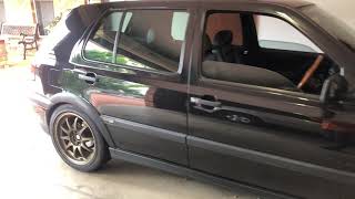 VW Mk3 Golf VR6 VF engineering supercharged 262 cams idle [upl. by Filberte828]