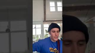 One Life  Justin Bieber Live on Instagram 20200517 [upl. by Hepsibah]