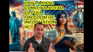 Cómo Solicitar FOIA Tutorial Detallado y Fácil 🤓😎😉🙏🏻👍😜🧐🇺🇸🇺🇸 [upl. by Llecrad796]