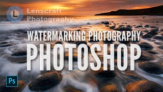 How to Wartermark and Batch Watermark Photos in Photoshop [upl. by Irakab848]