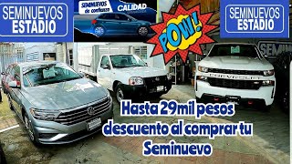 🔥 MEJORES PRECIOS 🔥 seminuevos estadio 20 autos recomendables zona autos [upl. by Nnayr]