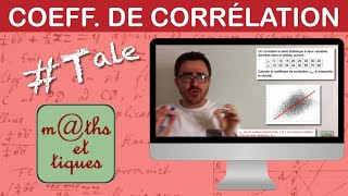 Calculer un coefficient de corrélation  Terminale [upl. by Armando]