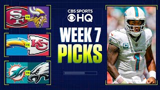 NFL Week 7 Preview EXPERT PICKS For Each Game I CBS Sports [upl. by Ygief]