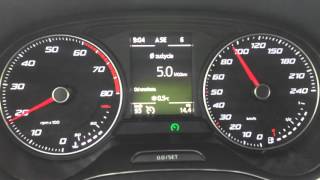 Seat Ibiza 10 TSI 110 KM  fuel consumption at 90 kmh [upl. by Cayla178]