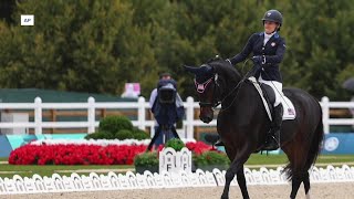 Equestrian riders with Wellington ties strike gold at Paralympic Games [upl. by Aihtak]