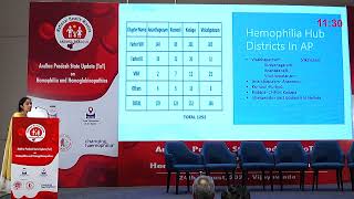 Evaluating Hemophilia amp Haemoglobinopathies in AP A statewide Perspective by Dr Sri Rannjitha [upl. by Grefe668]