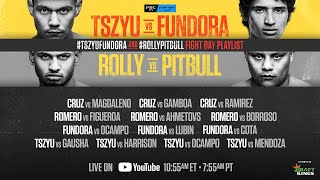 Fight Day Playlist Tszyu vs Fundora  Rolly vs Pitbull [upl. by Ynafetse]