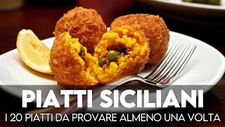 Piatti tipici siciliani i 20 da provare in Sicilia da est a ovest [upl. by Alyahc651]