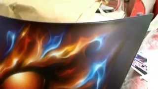 FLAME ON 1  Airbrush  Custom paint True Fire or Realistic Flames [upl. by Sneed]