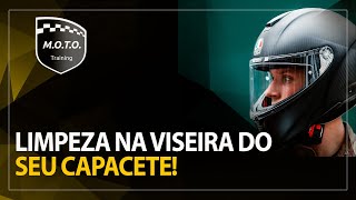 DICA DE OURO DE COMO LIMPAR A SUA VISEIRA CAPACETE [upl. by Lothair]