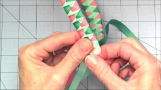 Woven Ribbon Headband with a Twist Tutorial [upl. by Amir]