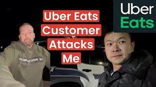 Uber Eats Customer Attacks Me [upl. by Ailisab]