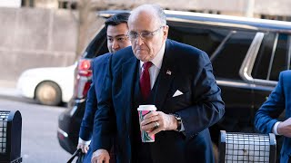 Former NYC Mayor Giuliani files for bankruptcy [upl. by Zara]