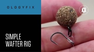 CARPologyTV  OlogyFix How to tie a simple wafter rig [upl. by Fleisig864]