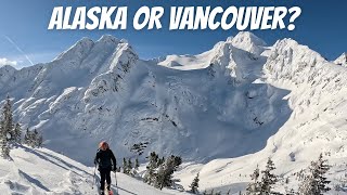 VANTAGE PEAK  Backcountry Ski Touring near Keiths Hut  Duffey Lake BC [upl. by Stephen703]