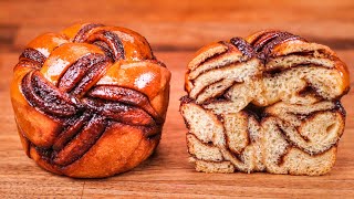 How to Make Chocolate Babka Muffins  Perfect Braided Mini Babka Bun Recipe [upl. by Esiocnarf705]