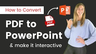 Convert PDF to PowerPoint amp Make Interactive  Guide for Teachers [upl. by Evania]