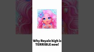 Why Royale High is TERRIBLE NOW fyp shorts dresstoimpress royalehigh robloxdrama roblox [upl. by Donell]