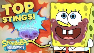 Top 12 Most Iconic Jellyfish Stings⚡ SpongeBob SquarePants [upl. by Danuloff]