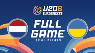 SemiFinals  Netherlands v Ukraine  Full Basketball Game  FIBA U20 EuroBasket 2024 Division B [upl. by Ilrebmik]