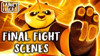 Every Final Fight  Kung Fu Panda  Family Flicks [upl. by Drofnats]