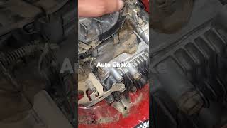 How Auto Choke Works on a Briggs amp Stratton Lawnmower mowerrepair [upl. by Ahsiekam]