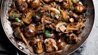 Garlic Butter Mushrooms amp Onions [upl. by Neddy258]