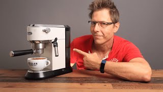 Delonghi Dedica Home Espresso Machine Review amp Test [upl. by Grekin363]