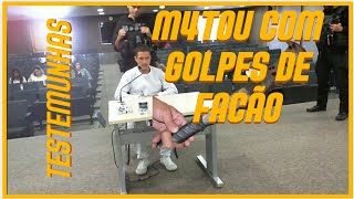 TRIBUNAL DO JÚRI EP11 GOLPES DE FACÃO DEPOIMENTO DA TESTEMUNHA RAFAEL [upl. by Teece365]