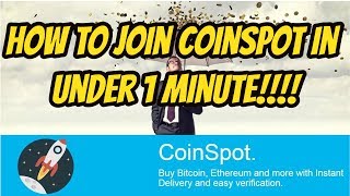 How to join Coinspot in under 1 minute [upl. by Nahama996]