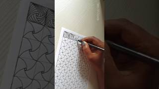 Beautiful Zentangle drawing creativesarts zentangle shorts drawing [upl. by Hoseia153]